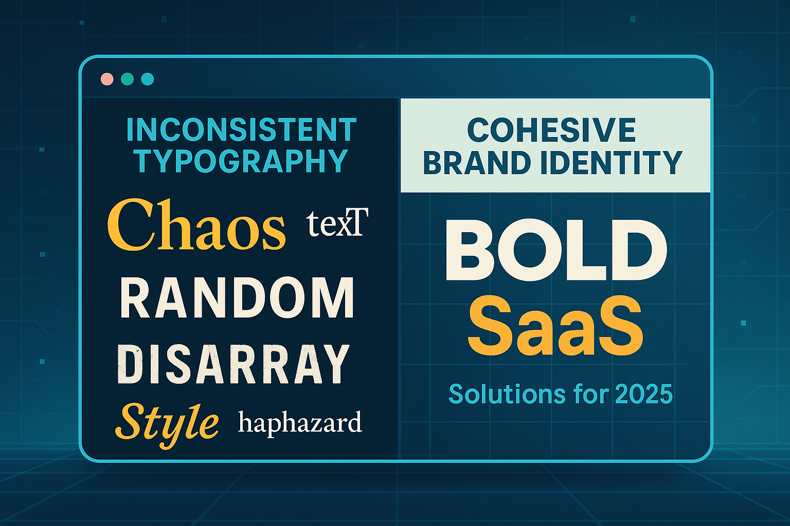 Typography Guide for Modern SaaS Brands: Build a Bold, Cohesive Brand Identity in 2025