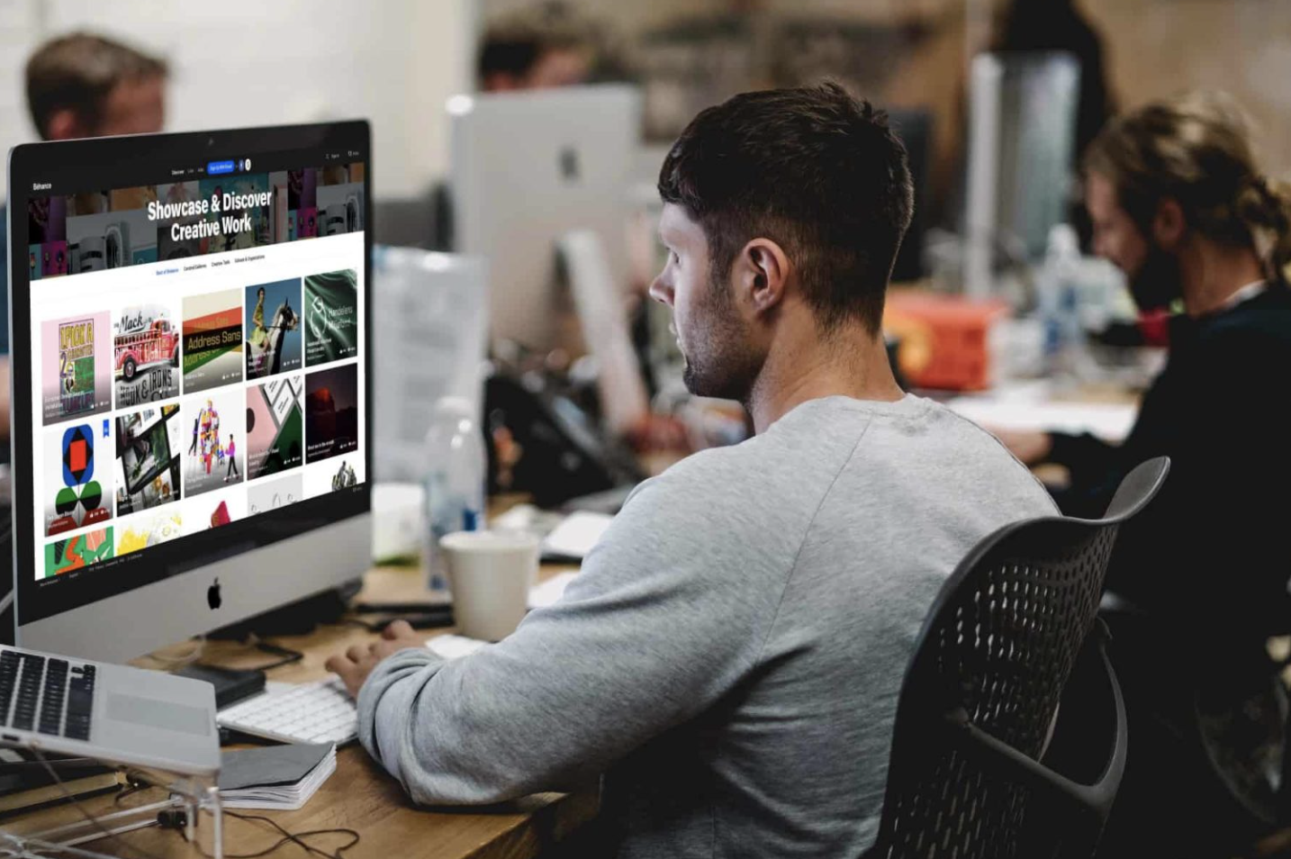 Web Designer working